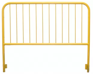 Bariera chodnikowa U-11a szczeblinkowa | do wkopania, wbetonowania, żółta